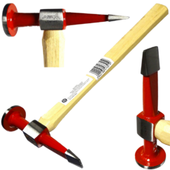 Martillo para chapa con punta recta, para trabajos en chapa, ASTA