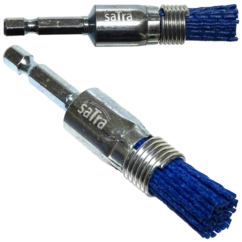Cepillo de silicona-nylon para casquillos de inyector de 15 mm