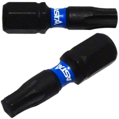Punta TORX TX25 de 25 mm, punta de destornillador giratoria de 1/4', resistente ASTA