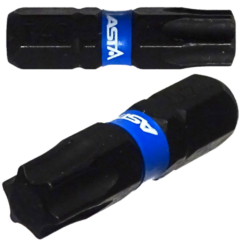 Punta de destornillador giratoria TORX TX40 de 25 mm y 1/4', resistente ASTA