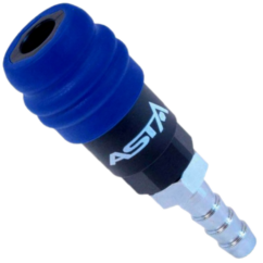 Conector rápido profesional para manguera de 10 mm 3/8', dos etapas, Asta