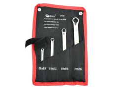 LLAVES DE ANILLO TORX PULIDA E6 - E24 JUEGO DE LLAVES EN HOJA