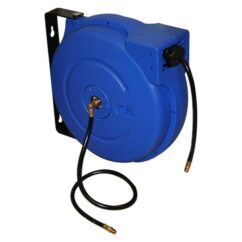 Carrete con manguera para aire comprimido y agua 1/4"