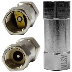 Válvula antirretorno unidireccional GW 3/8' para aire comprimido, Asta