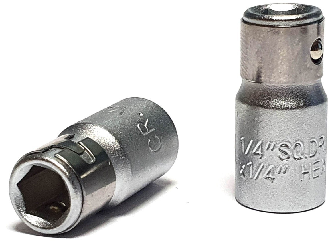 Adaptador para puntas de 6KT. 1/4'' 1/4'' ASTA