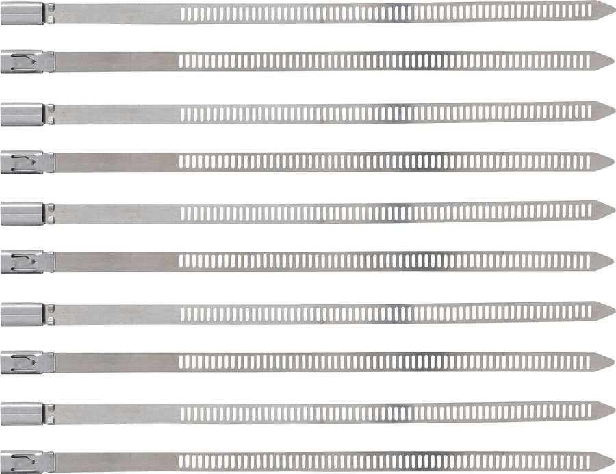 Abrazaderas para tapajuntas 7x200mm acero inoxidable, 10 uds. Juego de abrazaderas - Imagen 7