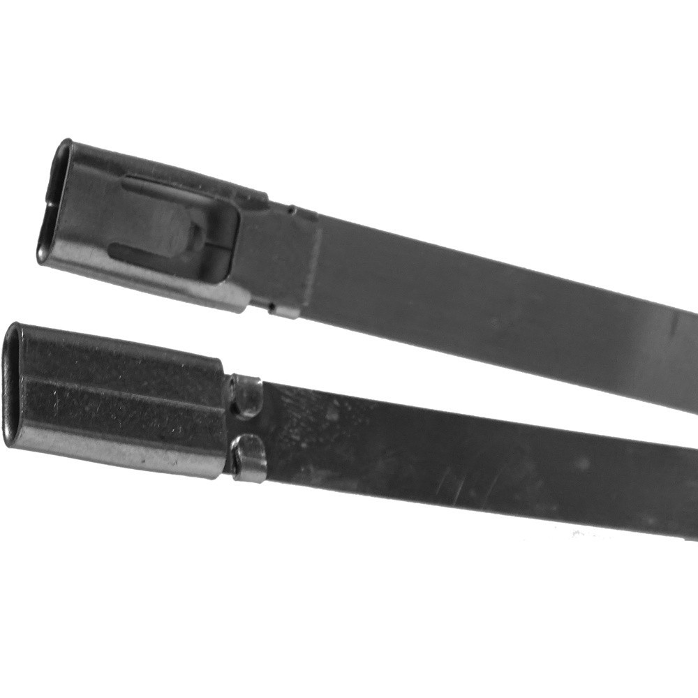 Abrazaderas para tapajuntas 7x200mm acero inoxidable, 10 uds. Juego de abrazaderas - Imagen 5