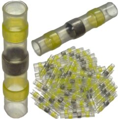 TUBOS TERMORETRÁCTILES CON ESTAÑO 6x40mm 100uds. CONECTORES ASTA