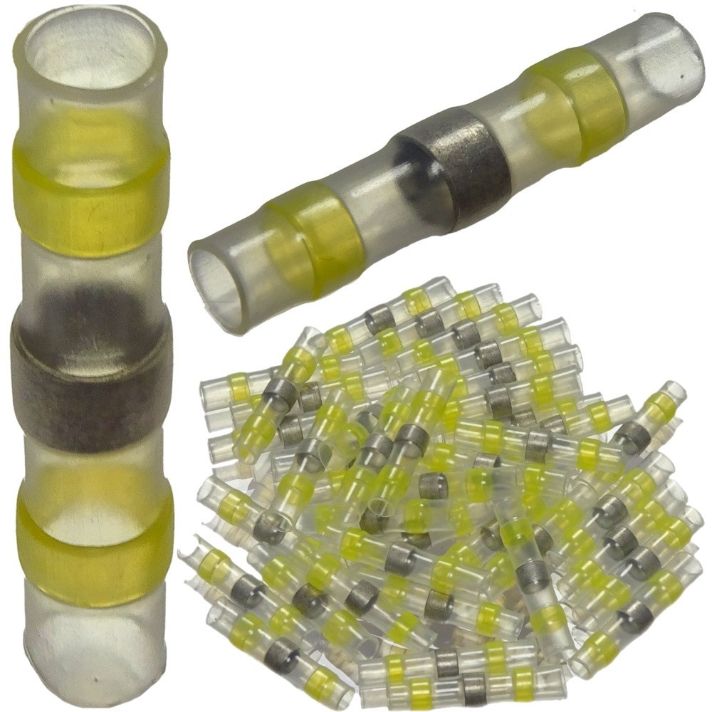 TUBOS TERMORETRÁCTILES CON ESTAÑO 6x40mm 100uds. CONECTORES ASTA