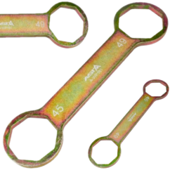 Llave fija para suspensión delantera 45/49mm para tuercas de amortiguadores, etc.