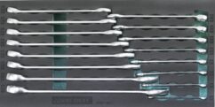 Llaves combinadas con inserto de EVA, juego de 16 piezas. inserto para carro Jonnesway