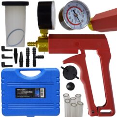 Bomba de vacío para purgar el sistema de frenos.