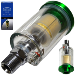 Separador deshidratador de filtro de aire para máquinas neumáticas GW 1/4' x GZ 1/4' ASTA
