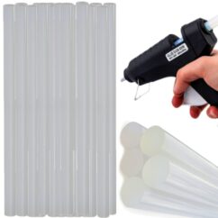 Pegamento caliente 11x300mm 1kg 35uds. transparentes, cartuchos de pistola