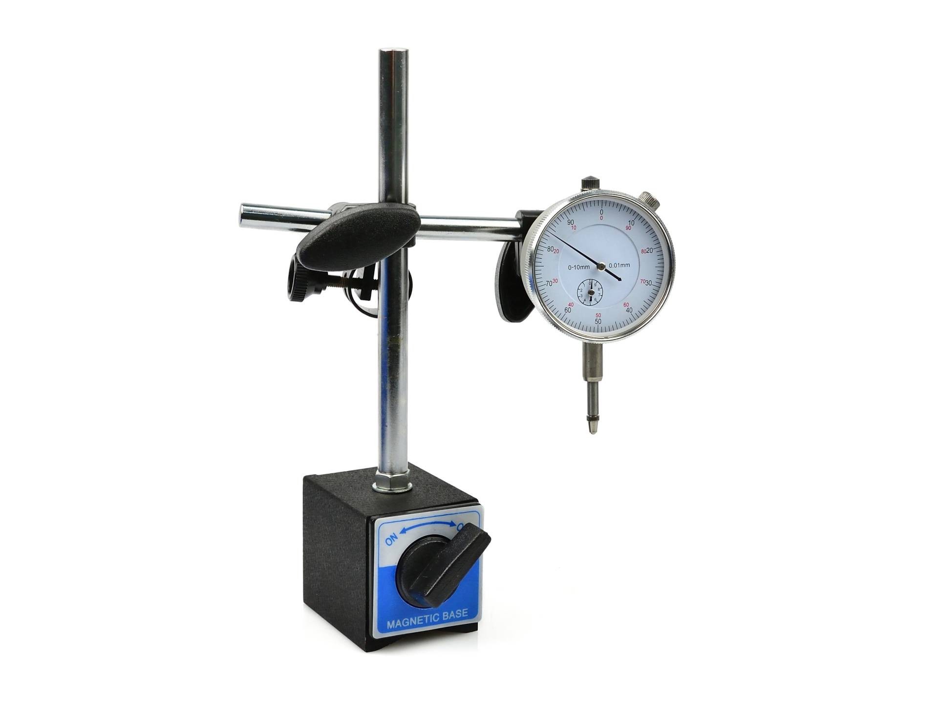 Reloj comparador 10/0,01 mm sobre soporte magnético - Imagen 5