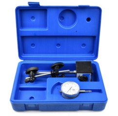 Reloj comparador 10/0,01 mm sobre soporte magnético