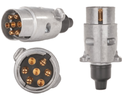 Enchufe – enchufe de remolque 7PIN 12V (aluminio)