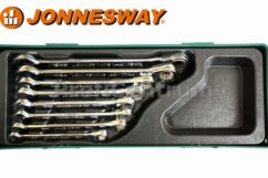 LLAVES COMBINADAS DE TRINQUETE CON PLAQUITA JONNESWAY