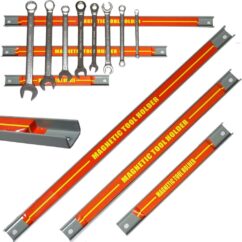 TIRA MAGNÉTICA PARA HERRAMIENTAS 3 PCS PLATA