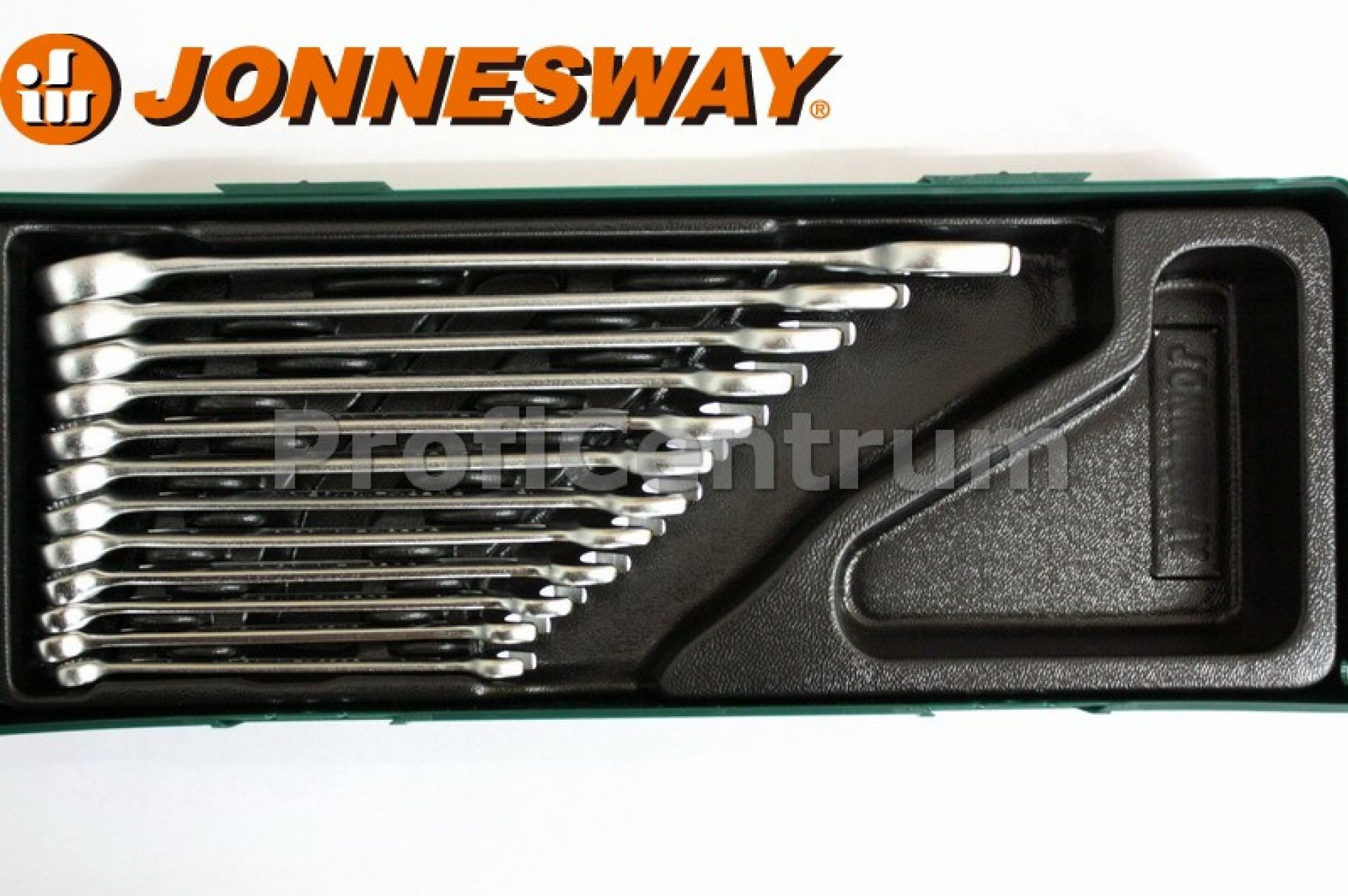 LLAVES COMBINADAS CON PLACA, 12 UD. JONNESWAY
