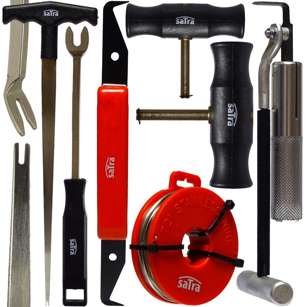 KIT DE CORTE DE VENTANA DE COCHE CON CUCHILLO DE ALAMBRE