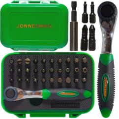 Puntas de destornillador reforzadas TORX HEX con carraca de 1/4', 32 uds. Jonesway