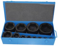 Vasos de impacto 27-105 mm 1″ Juego de vasos 12 uds. CR-Mo ASTA