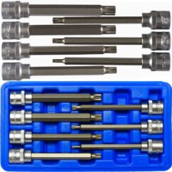 XZN Llaves de vaso EXTRALARGAS 3/8″ 7 uds.