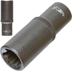 Torx E20 vaso largo 1/2' CR-V, llave de vaso Asta