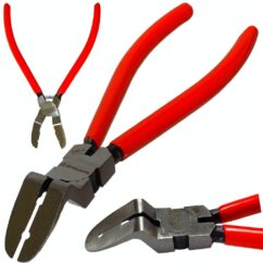 Alicates para pasadores, cierres, clips, remaches de tapicería, pasos de rueda, etc.