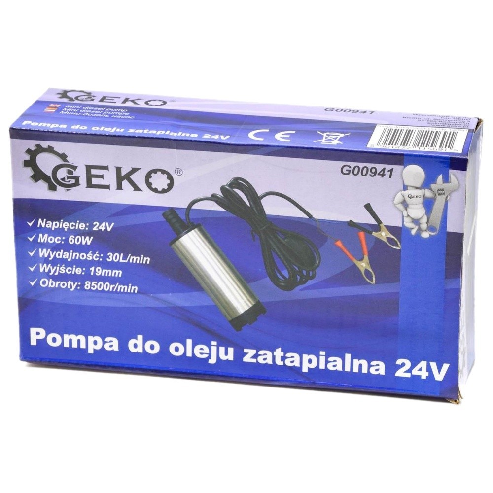 Bomba de aceite sumergible 24V 52mm 8500 rpm - Imagen 5