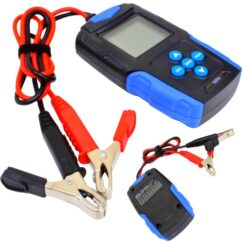 COMPROBADOR DE BATERÍAS DE COCHE LCD 12/24V