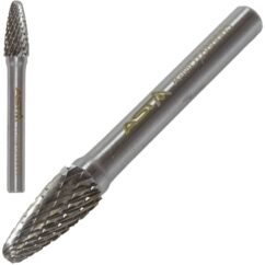 Fresa Lima rotativa para acero metal 8X63 "RBF" S6 ASTA