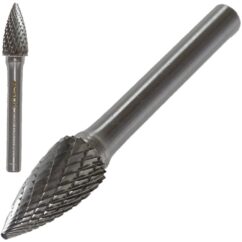 Fresa Lima rotativa para metal acero 10x65mm 'SPG' S6 ASTA