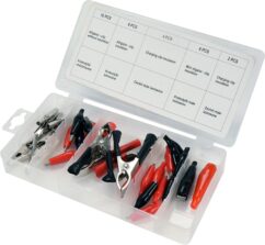 PINZAS COCODRILO ELÉCTRICAS AISLADAS SET de 28 uds. yato