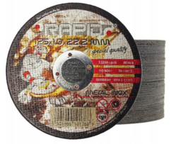 DISCOS DE CORTE 125x1.0mm RÁPIDO ACERO METAL