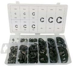 Anillos seeger con clip electrónico, juego de 300 uds.
