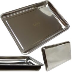 Cárter de aceite para verter líquidos, acero inoxidable 9L 600x400x50 mm