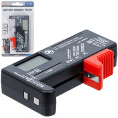Comprobador de carga de baterías digital, baterías recargables de 1.5V - 9V