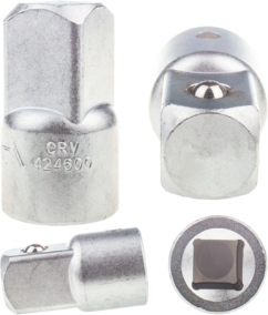 Adaptador reductor CR-V fuerte Asta 1/2'' F a 3/4'' M