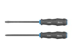 2 destornilladores para punzonar CrV 6x150mm, PH2x150mm