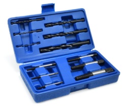 Extractores de tornillos y montantes rotos + brocas HSS 12EL.