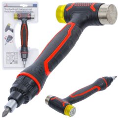 Martillo con destornillador universal y carraca para puntas de 1/4' BGS-Technic