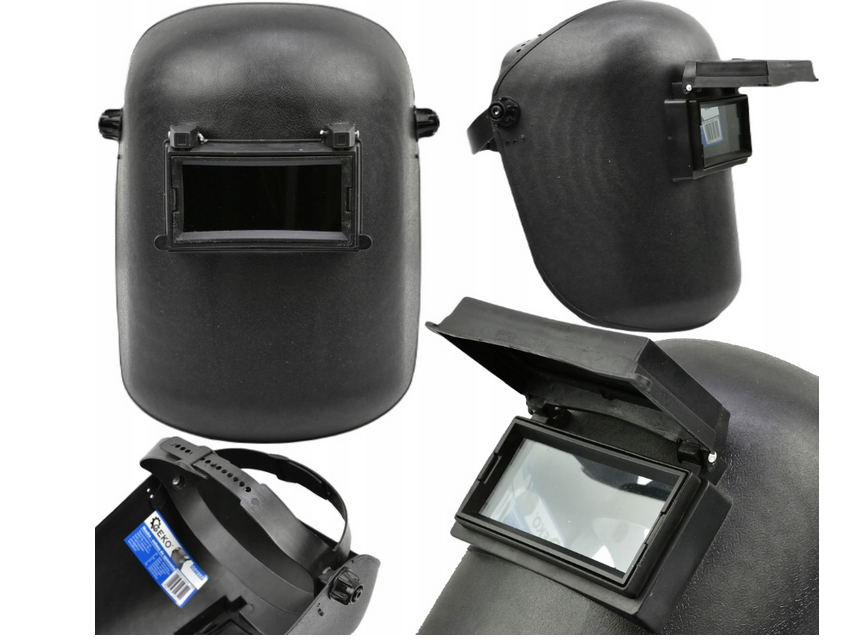 MÁSCARA CASCO SOLDADOR CON SOLAPA PROTECTORA