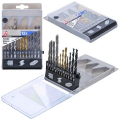 Brocas de titanio para acero, hormigón, madera 2,0-8 mm 12 piezas BGS-Technic
