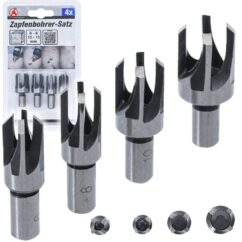 Brocas de pasador para madera con mango 6-16mm 4 piezas BGS-Technic