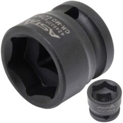 Vaso de impacto súper corto de 22 mm 1/2' Asta Cr-Mo