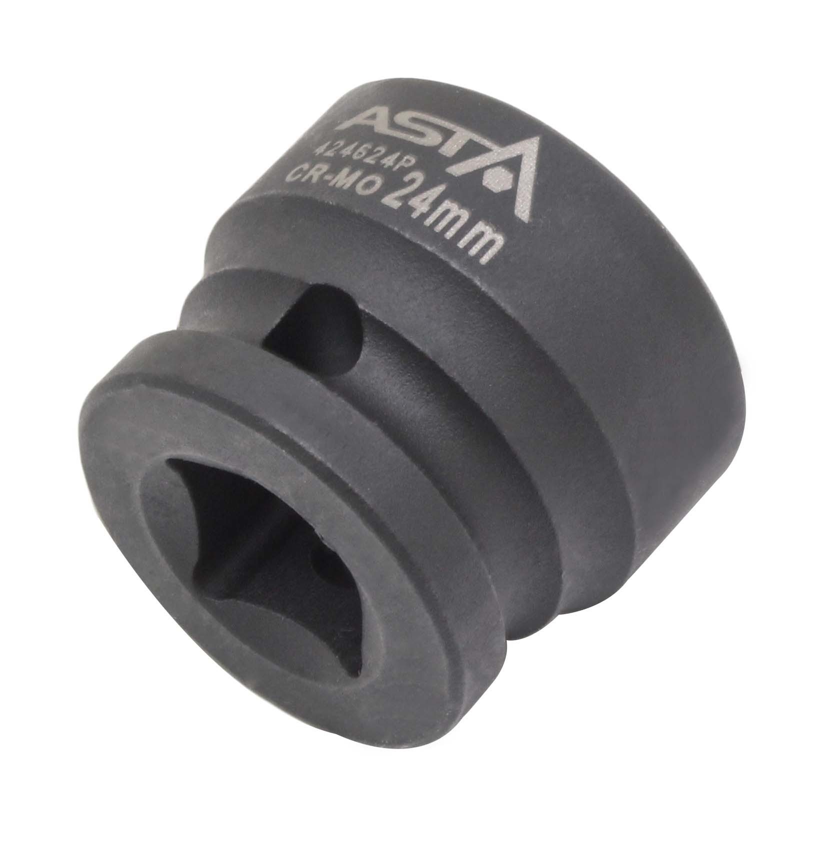 Vaso de impacto súper corto de 24 mm 1/2' Asta Cr-Mo - Imagen 4