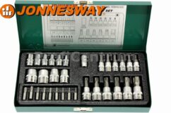 LLAVES DE VASO TORX, 32 PIEZAS. JONNESWAY
