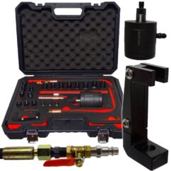 Extractor de inyectores neumáticos + adaptadores, BOSCH DELPHI DENSO SIEMENS